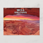 Mesa Arizona Postkarte für Souvenir (Vorderseite)