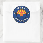 Mesa Arizona Quadratischer Aufkleber (Tasche)