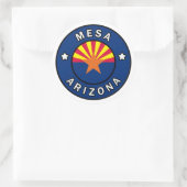 Mesa Arizona Runder Aufkleber (Tasche)