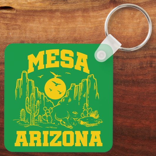 Mesa, Arizona Schlüsselanhänger (Rückseite)