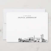 Mesa Arizona Sketch Personalisierte Mitteilungskar Mitteilungskarte (Vorderseite)