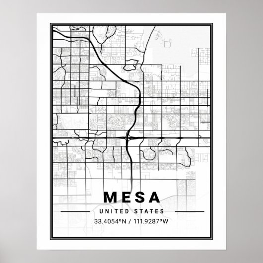 Mesa Arizona USA Reisen Poster (Vorne)