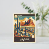 Mesa, Arizona | VINTAG Postkarte (Stehend Vorderseite)