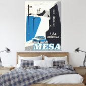 Mesa Arizona Vintages Reiseplakat Leinwanddruck (Insitu (Schlafzimmer))
