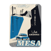 Mesa Arizona Vintages Reiseplakat Magnet (Vertikal)