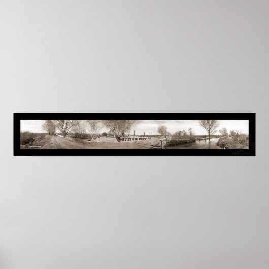 Mesa AZ Bewässerungs-Foto 1908 Poster (Vorne)