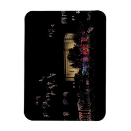 Mesa, der Tempel von Arizona leuchtet. Magnet