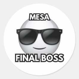 Mesa Endboss Cool Emoji Sticker