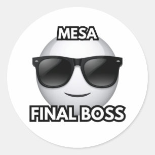 Mesa Endboss Cool Emoji Sticker
