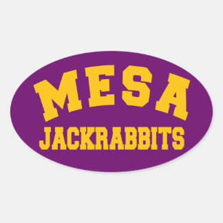 Mesa Jackkanbits Ovaler Aufkleber