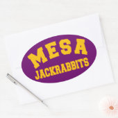 Mesa Jackkanbits Ovaler Aufkleber (Umschlag)