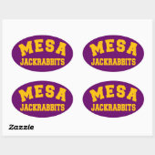 Mesa Jackkanbits Ovaler Aufkleber (Blatt)