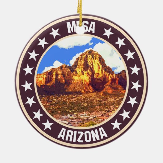 Mesa Keramik Ornament (Hinten)