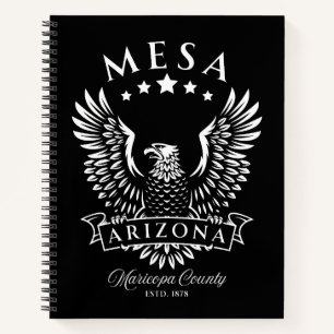 Mesa Maricopa Landkreis Arizona Vintager Adler Notizblock
