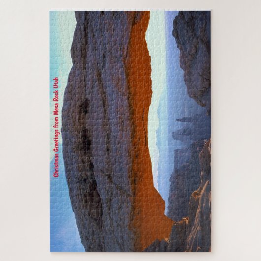 Mesa Rock Utah. Jigsaw Puzzle (Vertikal)