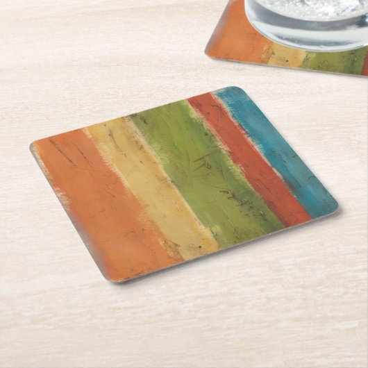 Mesa Strata I Rechteckiger Pappuntersetzer (angewinkelt)