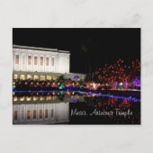 Mesa Temple Lichter Postkarte (Vorderseite)