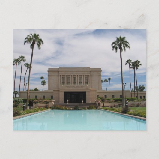 Mesa Temple Postkarte (Vorderseite)