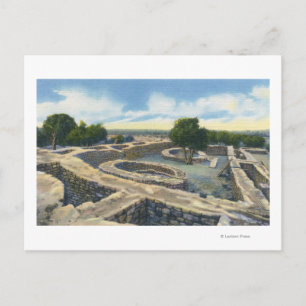 Mesa Verde Nat. Park, Colorado - Sun Temple Postkarte