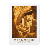 Mesa Verde National Park Cliff Palace Reisen Magnet (Vertikal)