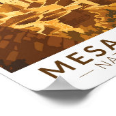 Mesa Verde National Park Cliff Palace Reisen Poster (Ecke)