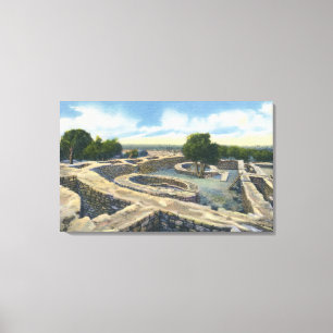 MESA Verde national. Park, Colorado - Sun-Tempel Leinwanddruck