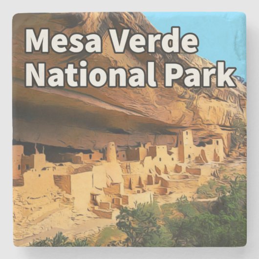 Mesa Verde National Park Untersetzer (Vorderseite)