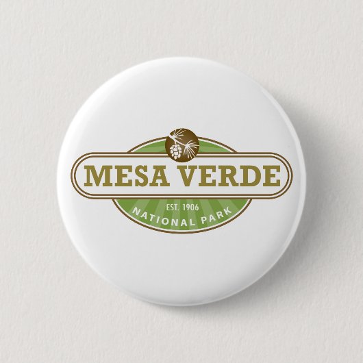Mesa Verde Nationalpark Button (Vorderseite)