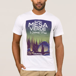 Mesa Verde Nationalpark Camping Reiseplakat T-Shirt