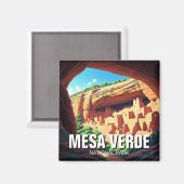 Mesa Verde Nationalpark Colorado Magnet (Vorderseite/Rückseite)