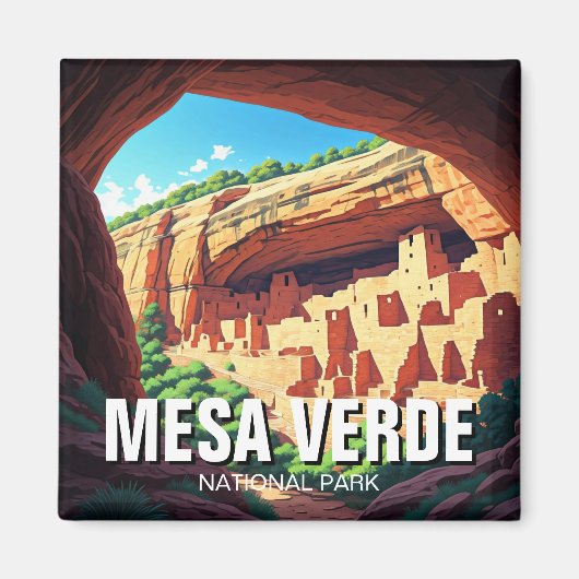 Mesa Verde Nationalpark Colorado Magnet (Vorne)