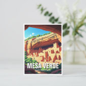 Mesa Verde Nationalpark Colorado Postkarte (Stehend Vorderseite)