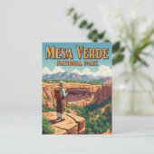 Mesa Verde Nationalpark Colorado Postkarte (Stehend Vorderseite)