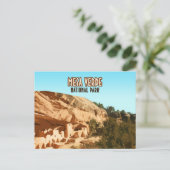 Mesa Verde Nationalpark Colorado Postkarte (Stehend Vorderseite)