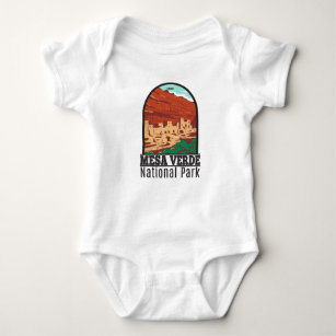 Mesa Verde Nationalpark Colorado Vintag Baby Strampler