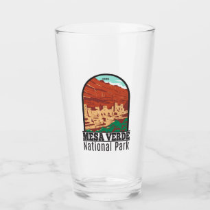 Mesa Verde Nationalpark Colorado Vintag Glas