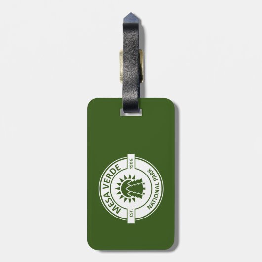 Mesa Verde Nationalpark Gepäckanhänger (Rückseite vertikal)