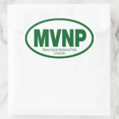 Mesa Verde Nationalpark Ovaler Aufkleber (Tasche)