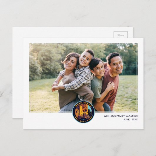 Mesa Verde Nationalpark Postkarte (Vorne/Hinten)