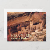Mesa Verde Nationalpark Postkarte (Vorne/Hinten)