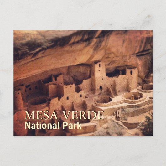 Mesa Verde Nationalpark Postkarte (Vorderseite)