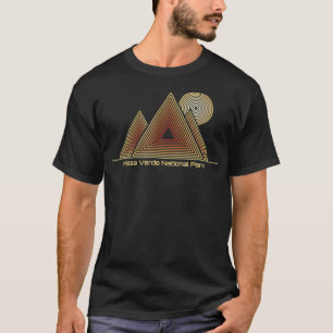 Mesa Verde Nationalpark-Shirt Vintage Retro-Farbe T-Shirt