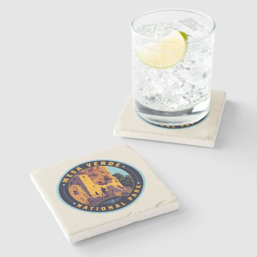 Mesa Verde Nationalpark Steinuntersetzer (Seitenansicht)