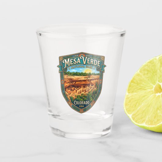 Mesa Verde Nationalpark USA Schnapsglas (Vorderseite)