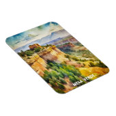 Mesa Verde Nationalpark Wasserfarben Malerei Magnet (Rechte Seite)