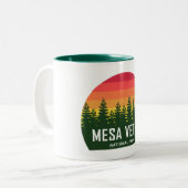 Mesa Verde Nationalpark Zweifarbige Tasse (Vorderseite Links)