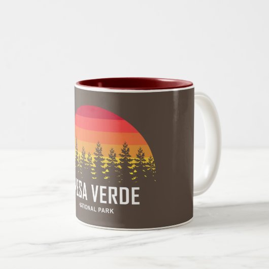 Mesa Verde Nationalpark Zweifarbige Tasse (VorderseiteRechts)