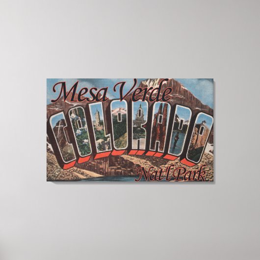 Mesa Verde Nat'l Park, Colorado Leinwanddruck (Vorderseite)