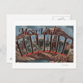 Mesa Verde Nat'l Park, Colorado Postkarte (Vorne/Hinten)
