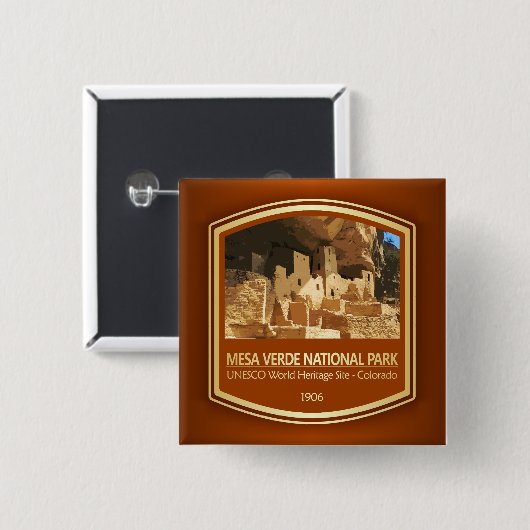 Mesa Verde NP (PF1) Button (Vorne & Hinten)